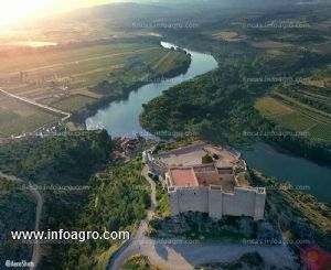 En venta  terreno ribera ebro con agua gratis, proyecto de hotel rural, masias a reformar, cultivos, bosque.