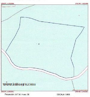 En venta  terreno rustico en la partida de las espejaras, municipio de monforte del cid, de la provincia de alicante