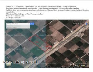 En venta  terreno y planta lechera