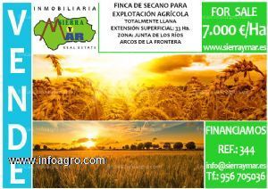 En venta  finca de secano