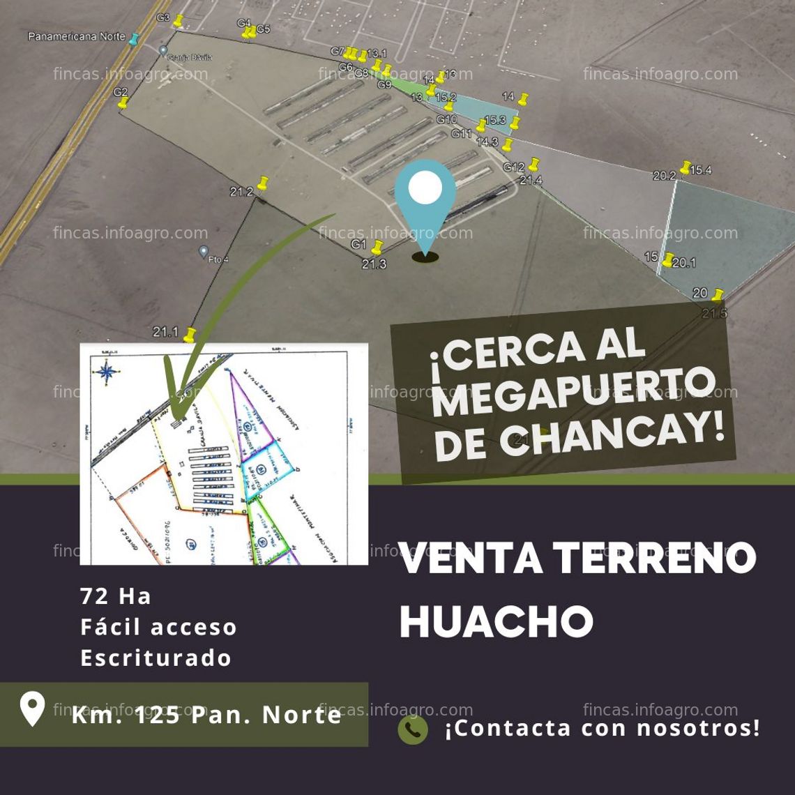 Fotos de Se vende Terreno Kilómetro 125 Av.Panamericana Norte- Megapuerto de Chancay 45 km.