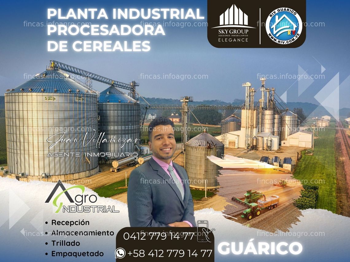 Fotos de A la venta planta procesadora de cereales, Estado Guárico